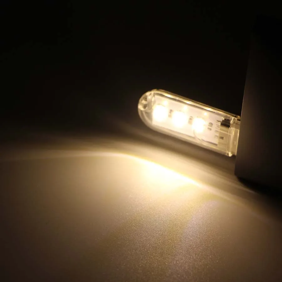 1 шт. портативный мини USB Компьютерный свет гаджет светодиодный ночник для чтения