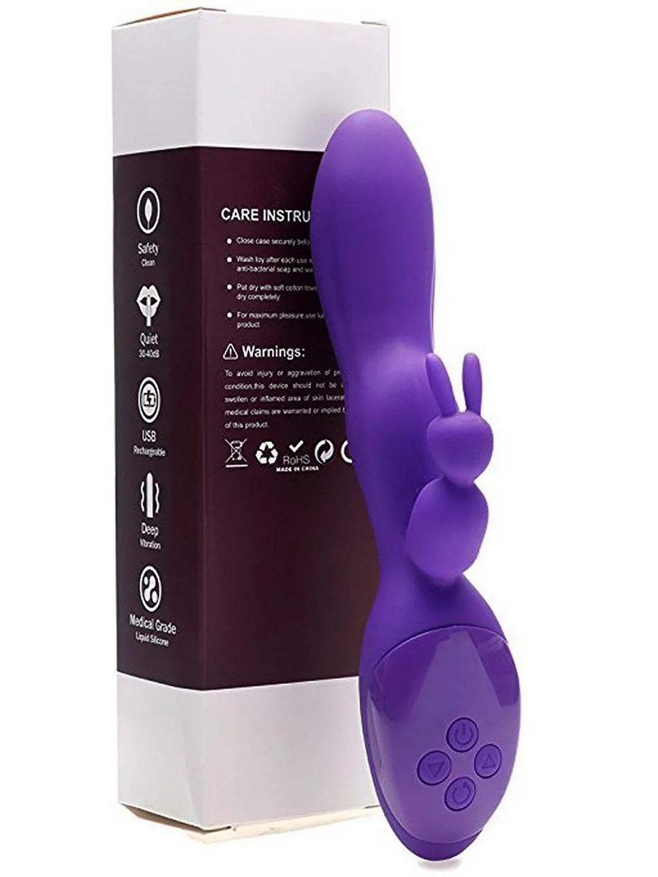 Женский Вибратор-Кролик для массажа точки G 12 Скоростей | Красота и здоровье
