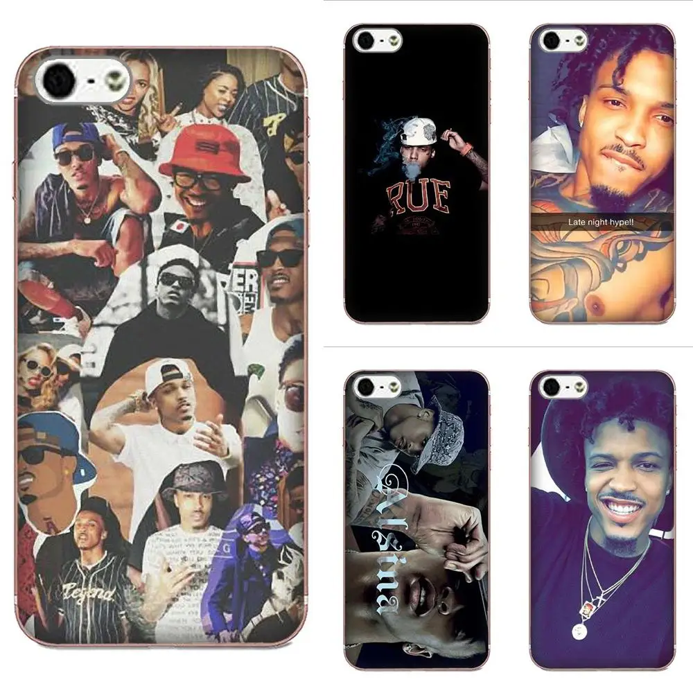 August alsina для Moto G G2 G3 G4 G5 htc 530 626 628 630 816 820 один A9 M7 M8 M9 M10 E9 плюс U11 рисунок сделай сам