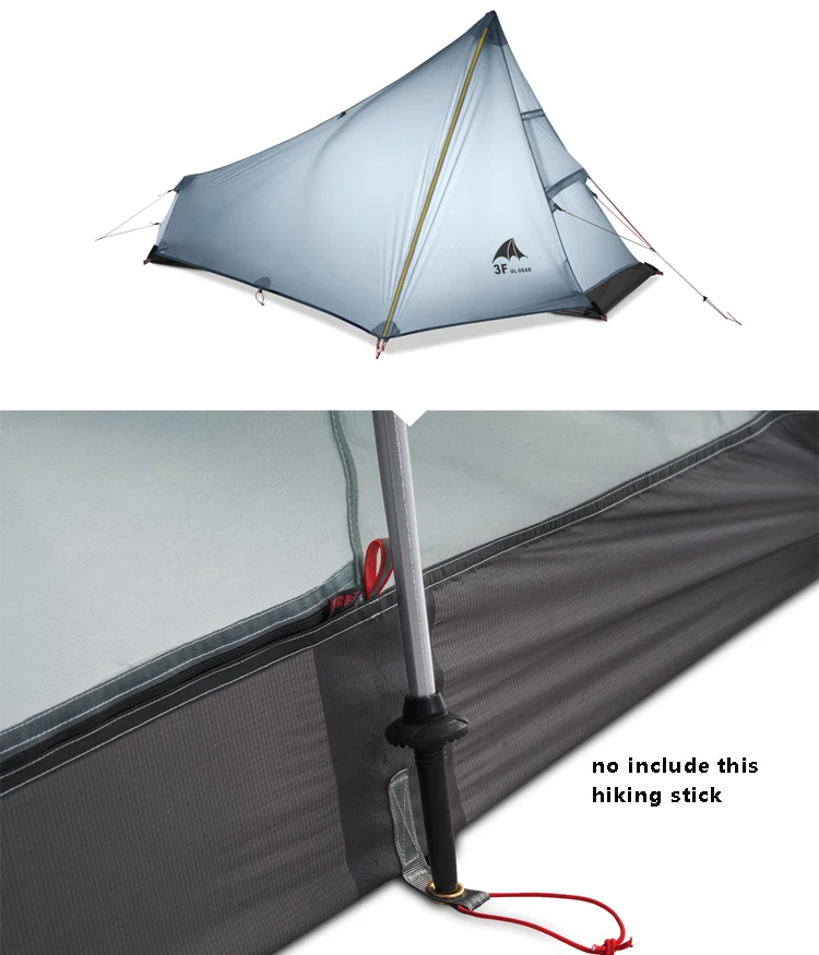 Новинка 3F UL GEAR 740g Oudoor Ультралегкая палатка для кемпинга 3 сезона 1 одноместная
