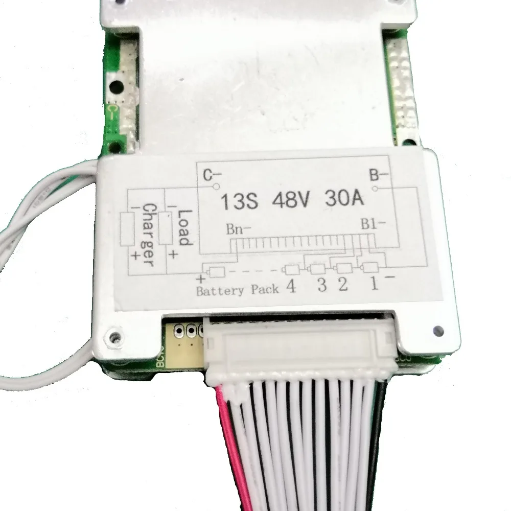 13 S 48 V 30A литий-ионный полимерный аккумулятор датчик СМК pcm с выключателем с функцией сохранения баланса