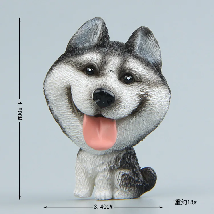

FOURETAW Cute World Famous Dogs Husky Shepherd Akita Cartoon Kids Education Fridge Magnets Souvenir Blackboard Magnetic Stickers