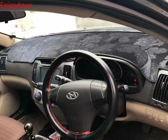 Фланелевый коврик для приборной панели крышка в машину аксессуары Hyundai Avante Elantra