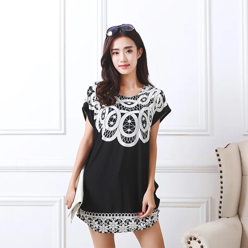2020 Летняя женская повседневная модная футболка с принтом и коротким рукавом Топы