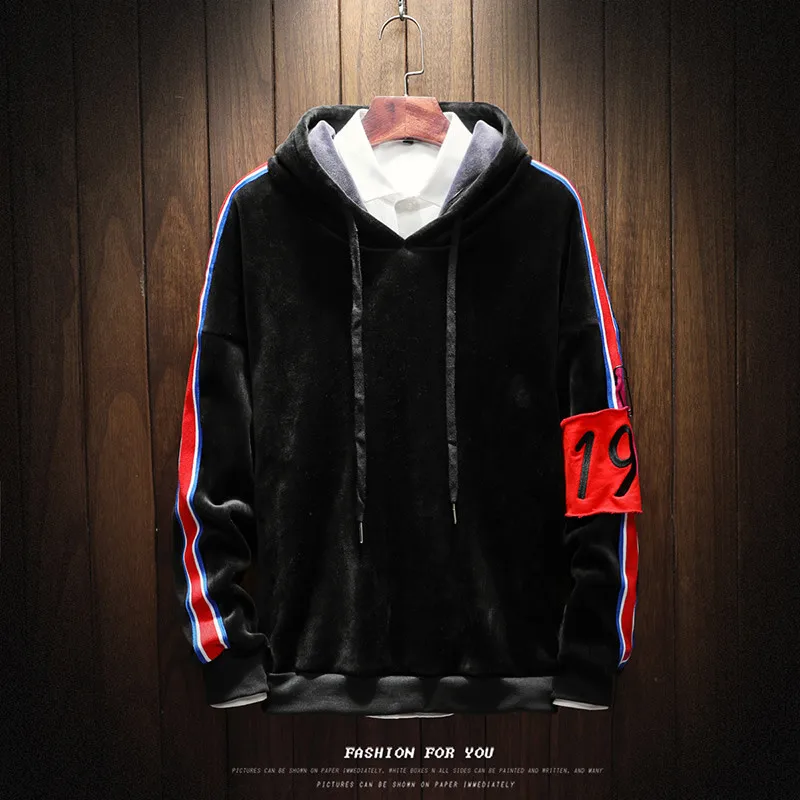 Для Мужчин's Большие размеры свитер с капюшоном 2018 Новинка осени корейской