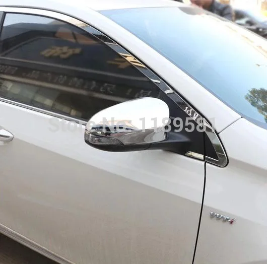 

For Toyota Corolla 2014 2015 2016 ABS Chrome Side Mirror Cover Trim