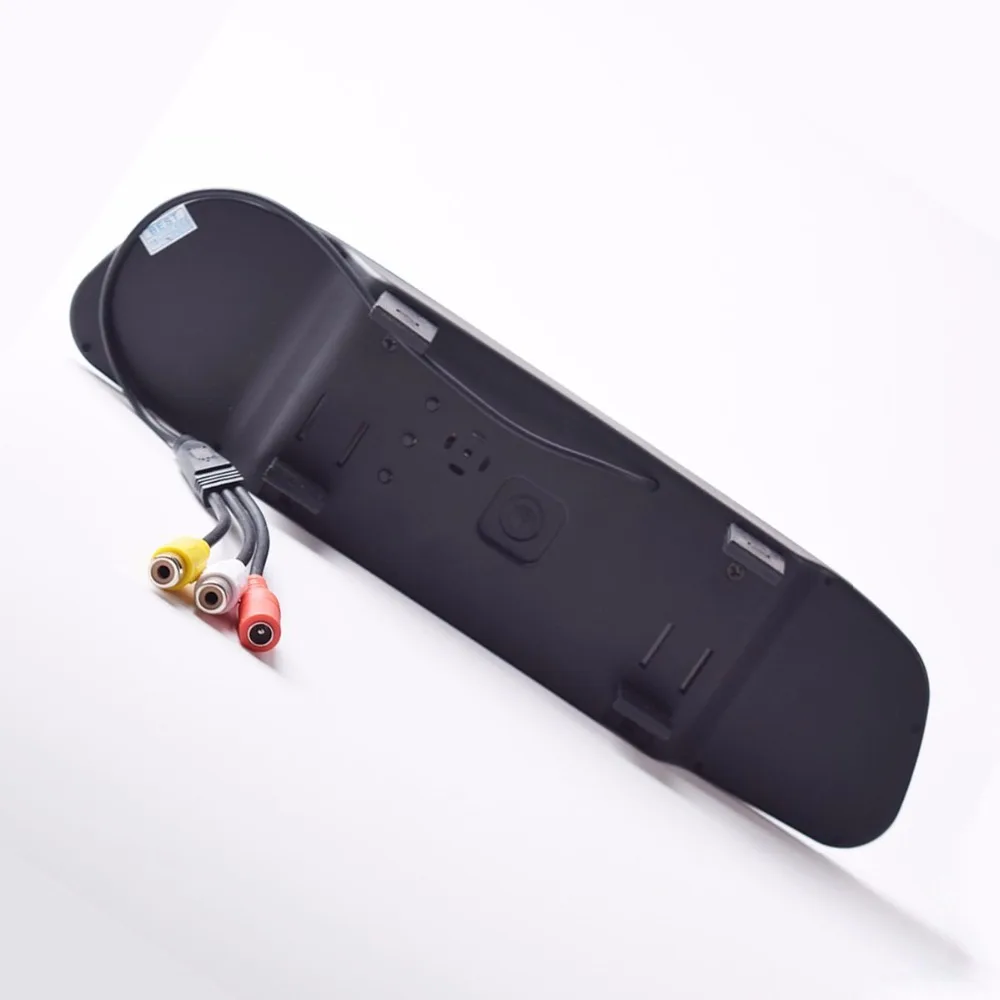 Автомобильное зеркало заднего вида с ЖК экраном 12 24 В 4 3 дюйма экраном|rear view