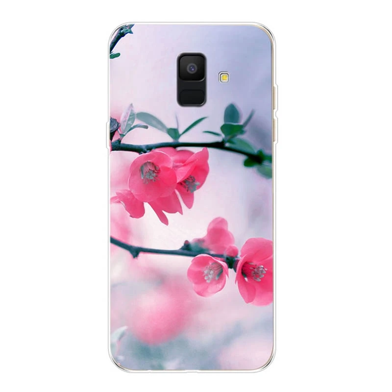 Чехол для Samsung Galaxy A600 A600F plus A6 2018 TPU цветной мягкий чехол с рисунком оленя черепа R005