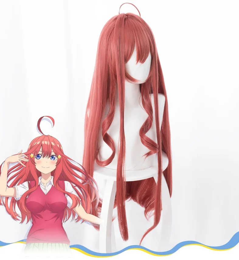 Аниме Gotoubun No Hanayome The Quintuplets Itsuki Nakano Косплей парики длинные термостойкие синтетические парики+ парик колпачок