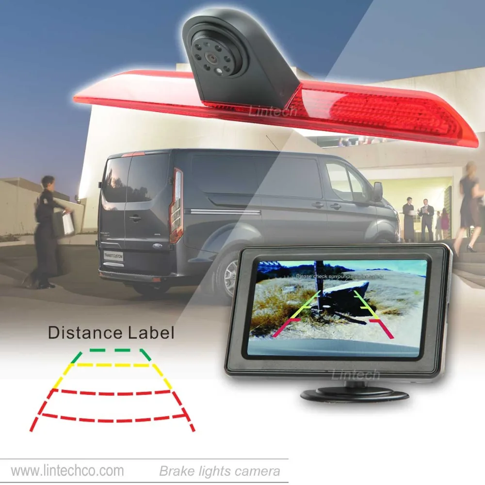 4 3 дюймовый мини монитор стоп сигнала система камеры комплект для Ford Transit с