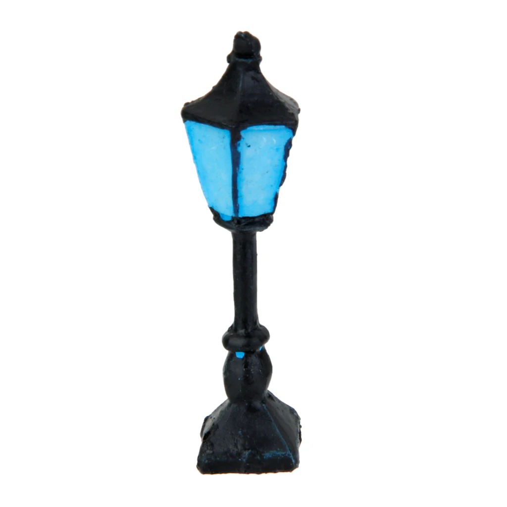 Уличный светильник квадратный 1 лампа бонсай для пейзажа кукольный домик