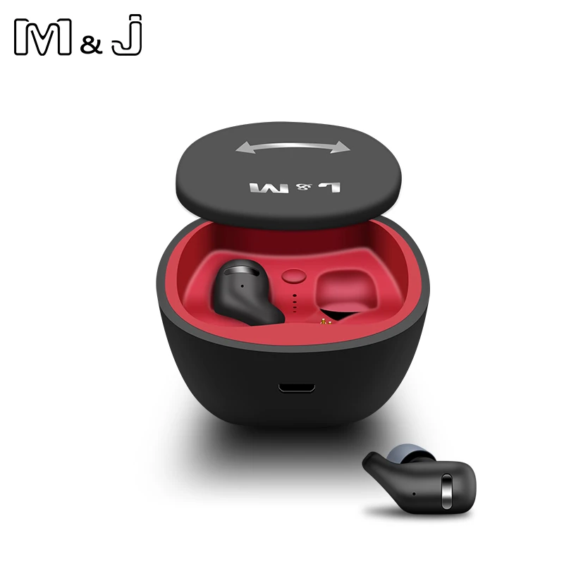 M & J наушники вкладыши TWS Bluetooth 5 0 IPX5 Беспроводной 3D стерео True гарнитуры и power bank с