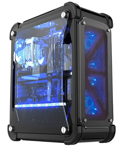 

18.5/21.5/23.6/27 inch LCD HD monitor display i7 7700k 8G/16GB 1T GX1080 ATX Desktop gaming computer PC with Water cooling case