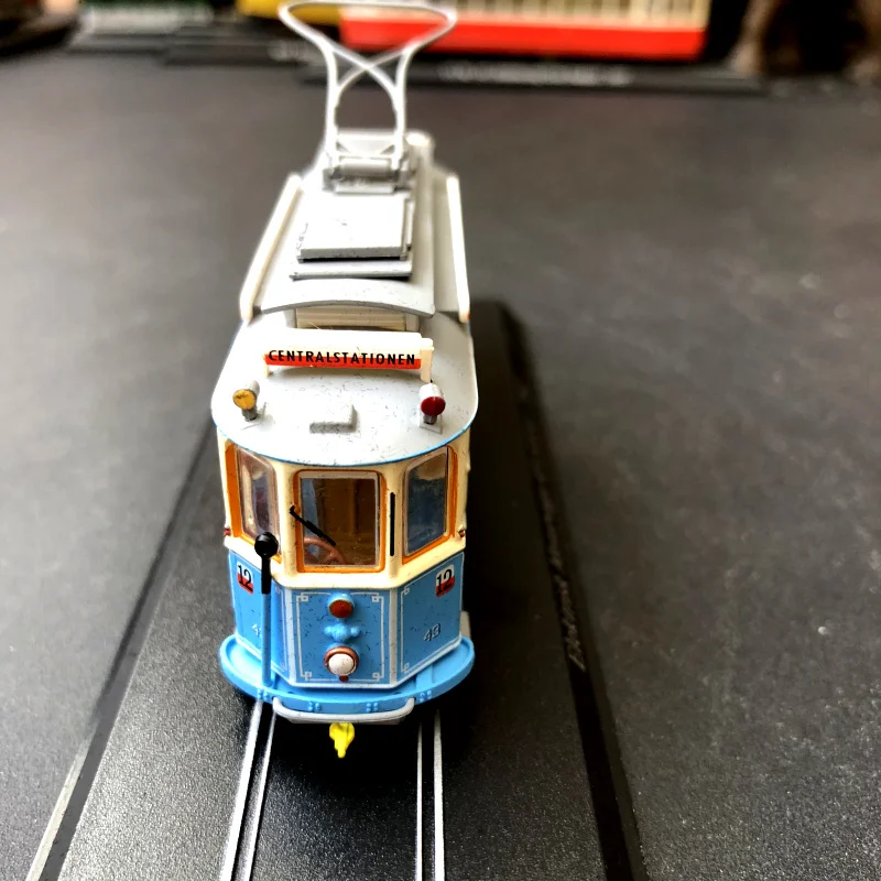 1: 87 моделирование винтажное Ретро ELETRISK MOTRVAGN 43 (ASEA)-1902 Atlas Tram статическая модель