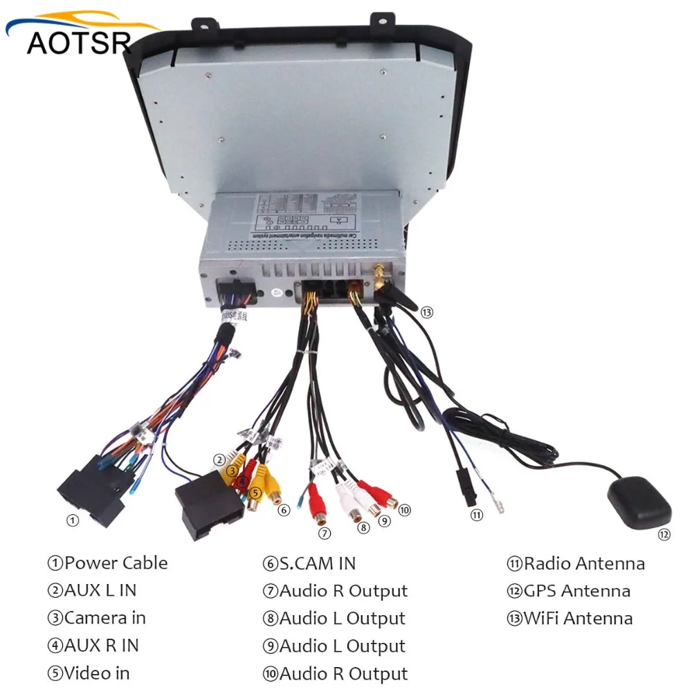 Мультимедийный плеер Tesla style с большим экраном Android головное устройство для Ford