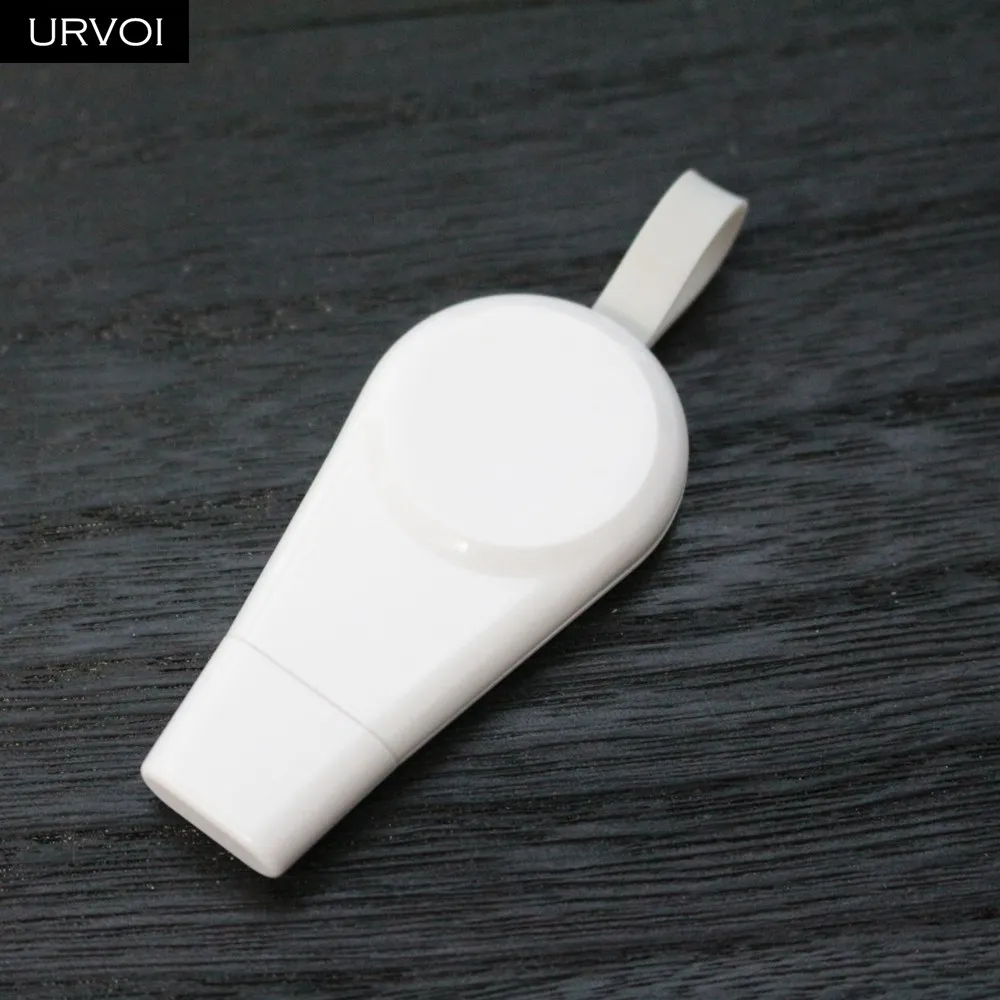 White URVOI зарядное устройство для Apple Watch series 5 4 3 2 1, беспроводной держатель, портативная зарядка, удобная Магнитная подставка, 1,5 Вт, вход, USB разъем, ремонт - Цвет: White