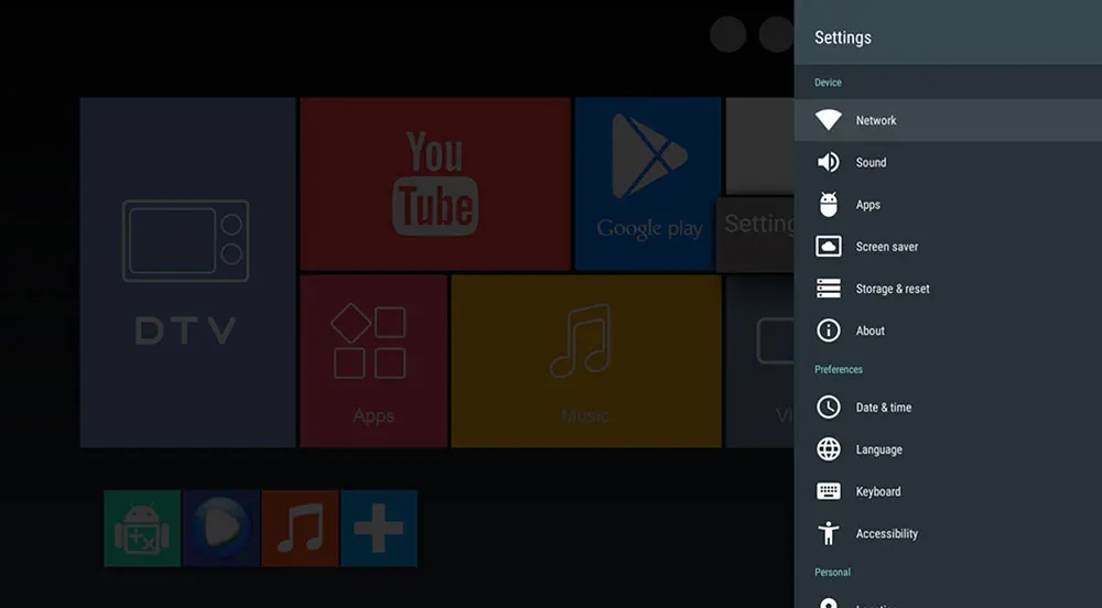 Android 7,1 ТВ приставка DVB T2 и Android два в одном Amlogic S905D 1 Гб+ 8 Гб Смарт ТВ приставка DVBT2 Отт телеприставка 4K дисплей медиаплеер