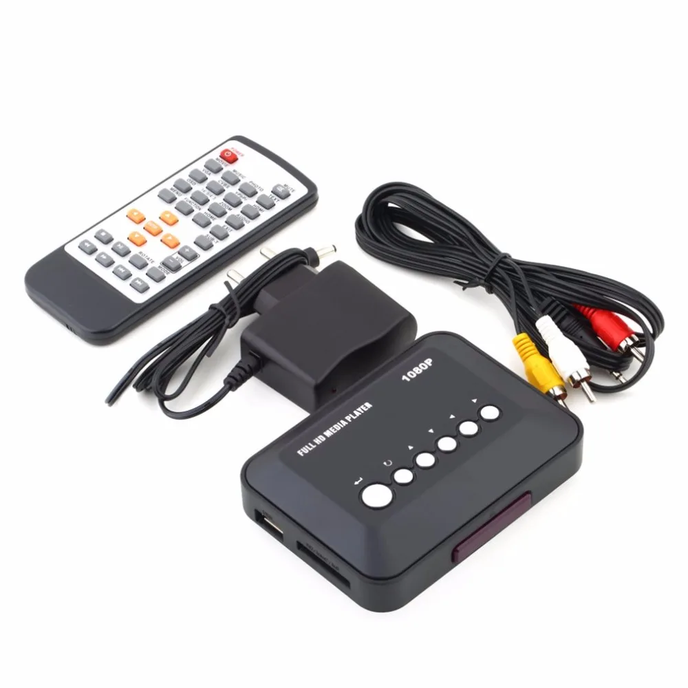 1080P HD медиаплеер SD/MMC TV видео RMVB MP3 Multi USB HDMI совместимый с поддержкой жесткого