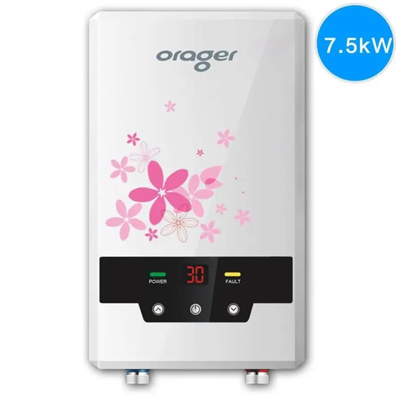Электрический смеситель для душа 8500 Вт светодиодный цифровой дисплей|shower heater|water