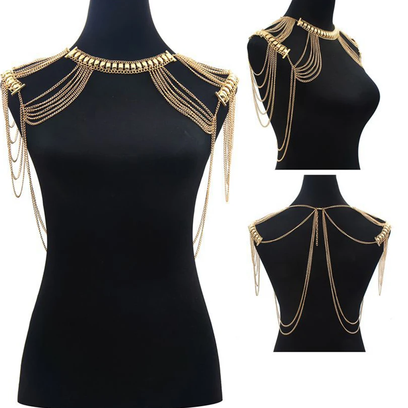 Кисточкой Кроссовер Жгут Сексуальная Талии Живота Рок Женщины Ожерелье Бикини