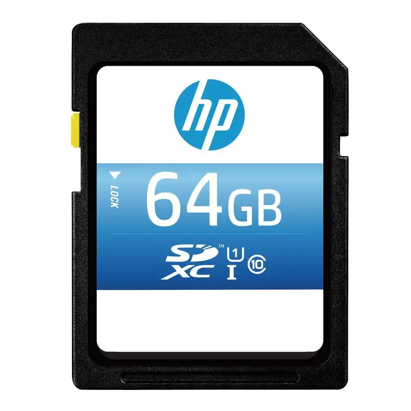 Оригинальный hp SD Card 64 Гб SDXC U1 класс 10 4 K слот для карт памяти 90 МБ/с. Kaart Carte места
