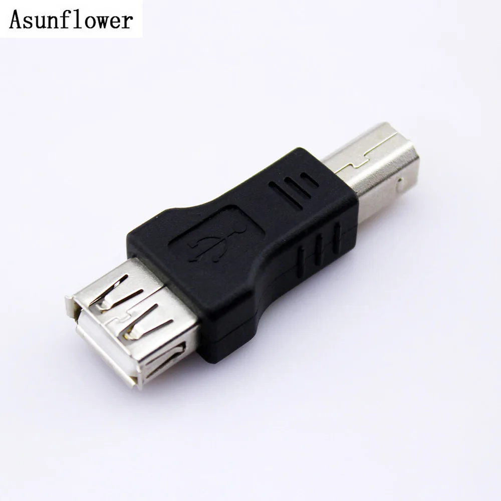 Адаптер для USB принтера 3 шт./лот 2 0 Женский на B мужской разъем сканер