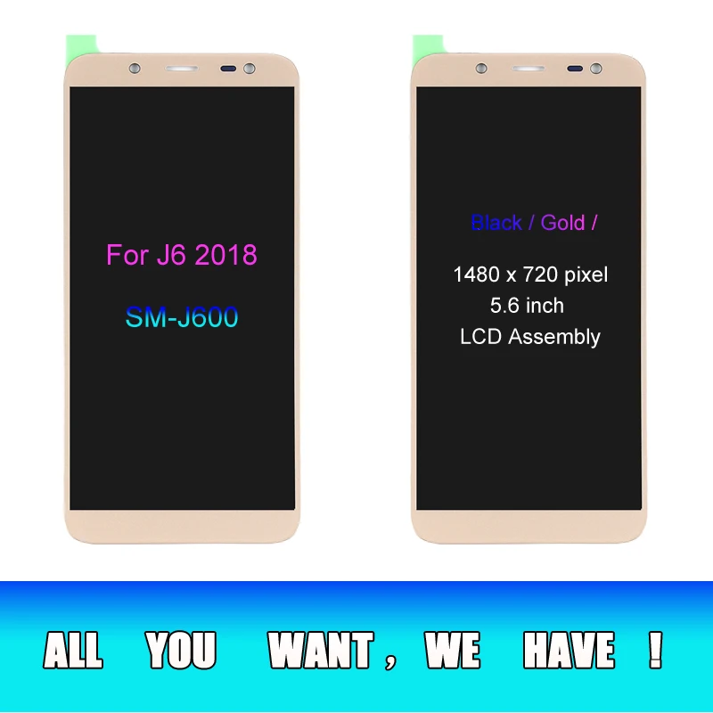 Для samsung J600 ЖК сенсорный экран дисплей дигитайзер в сборе для Galaxy J6 2018 J600F J600FN J600G
