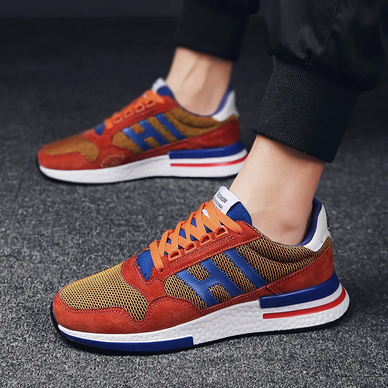 2019 Men Shoes Summer Sneakers Breathable Casual Fashion Lace Up Mens Mesh Flats Shoe Basic | Обувь