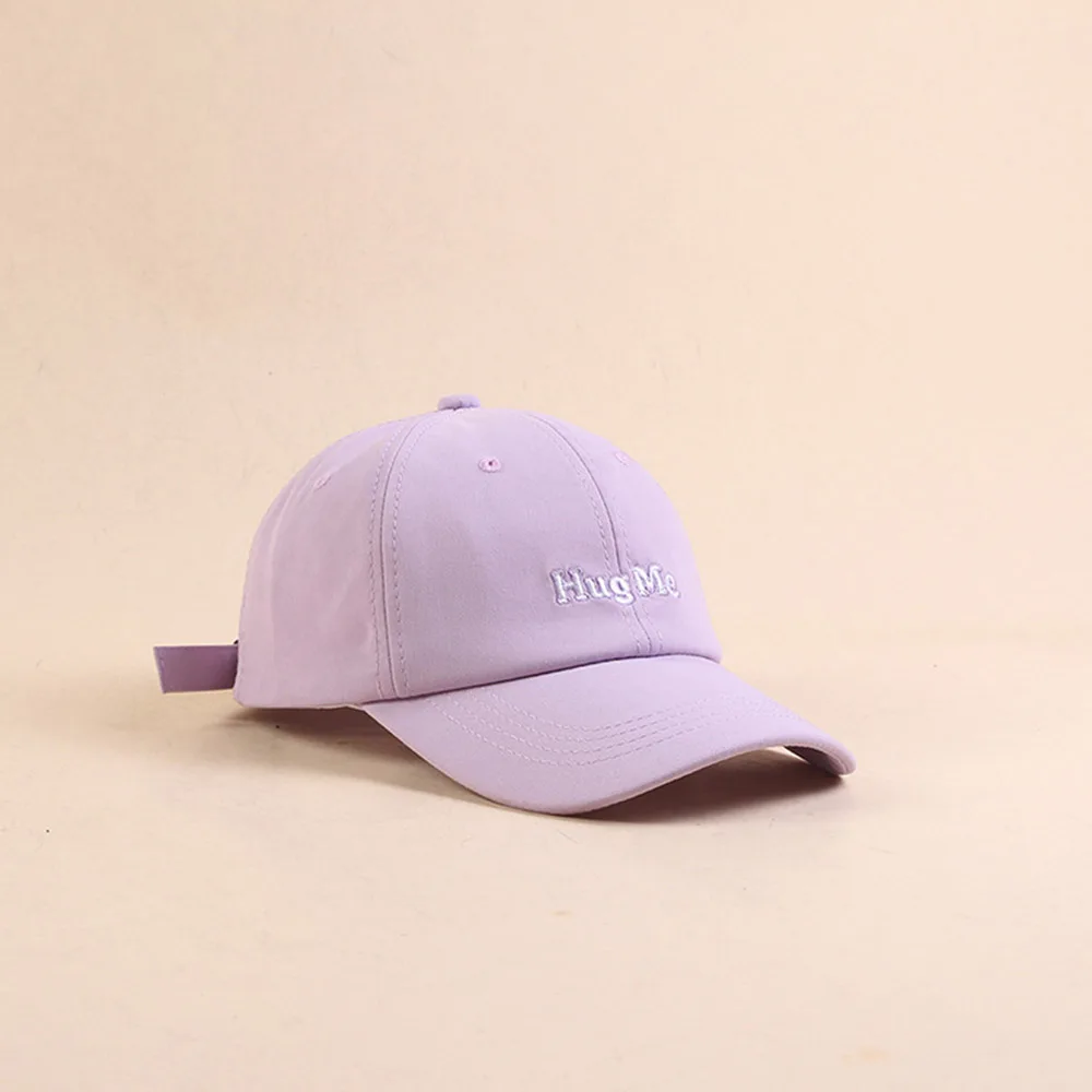 Purple Baseball Cap FS унисекс, бейсболка желтого и бежевого цвета, Мужская кепка в стиле хип-хоп, Повседневная Уличная Женская кепка из хлопка высокого качества, зимняя шапка для папы - Цвет: Purple Baseball Cap