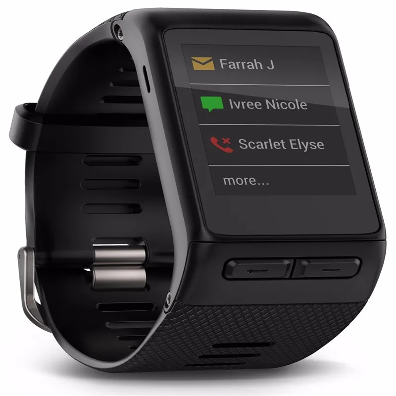 Часы Garmin VivoActive HR с пульсометром черные стандартный размер 010 01605 03 для езды на