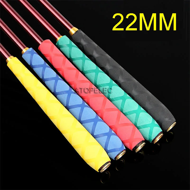 Нескользящая текстурированная термоусадочная трубка диаметром 22 мм для удочки