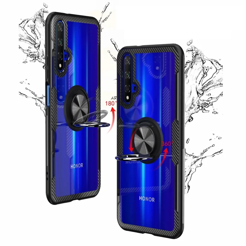 Чехол для Huawei Honor 20 чехол huawei Nova 5T honor X10 30s 30 Pro Plus view прозрачный мягкий с магнитной