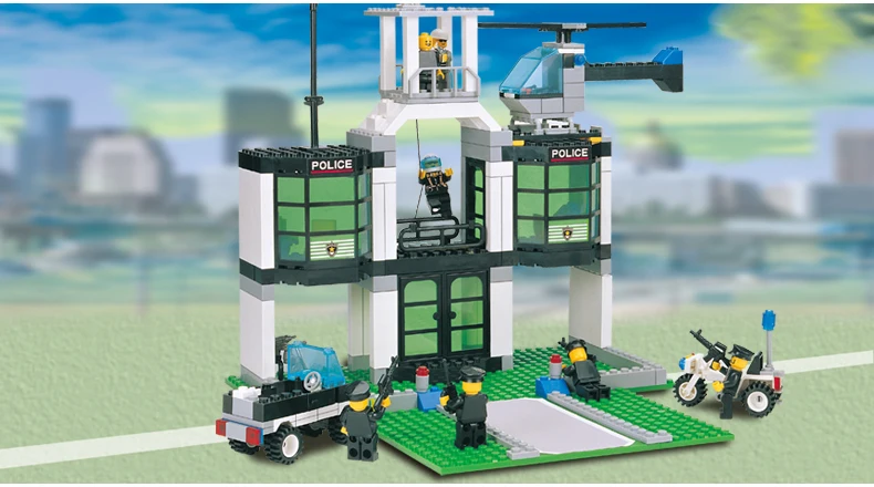 Enlighten модели Здание игрушка Совместимость с LEGO Лего Legos Конструктор E110 466 блок