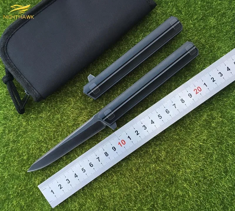 Nighthawquartermaster M390 лезвие TC4 titanium тактический складной на шарнире Флиппер складной нож лагерь Открытый ножи для выживания EDC инструменты
