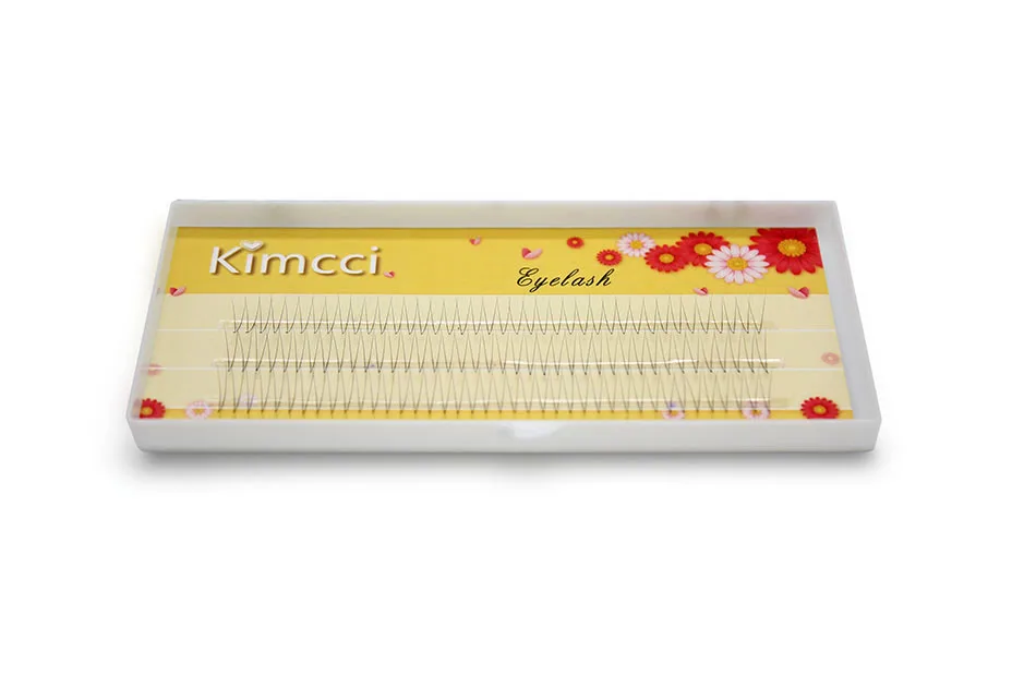 Kimcci ресницы 3 линии предварительно сделанные объемные вентиляторы 3D/4D/5D/6D ресницы русский объем наращивание ресниц предварительно сделанные ресницы наращивание из искусственной норки