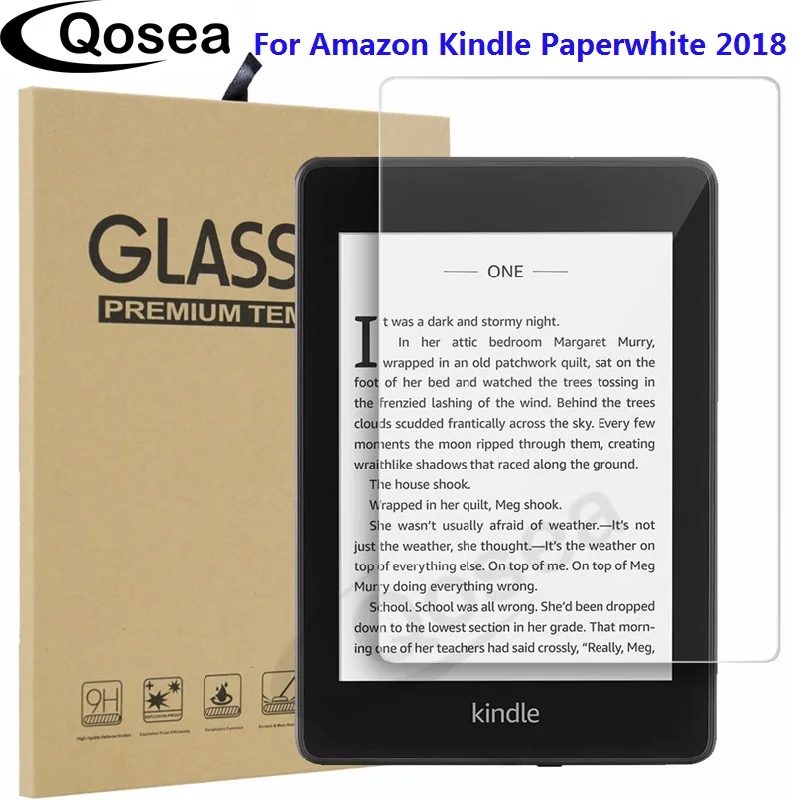 Qosea Новое закаленное стекло для Amazon Kindle Paperwhite 2018 9 H прозрачная защитная пленка