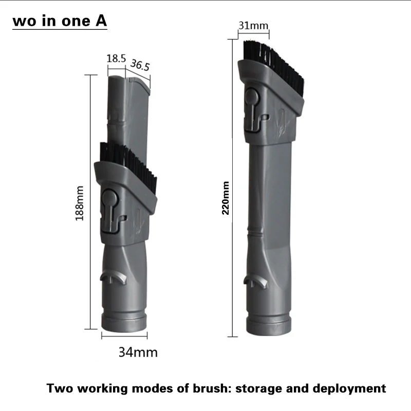 Комплект насадок для пылесоса Dyson 6 в 1 сменный аксессуар с щетиной dc49 dc59 DC62 V6