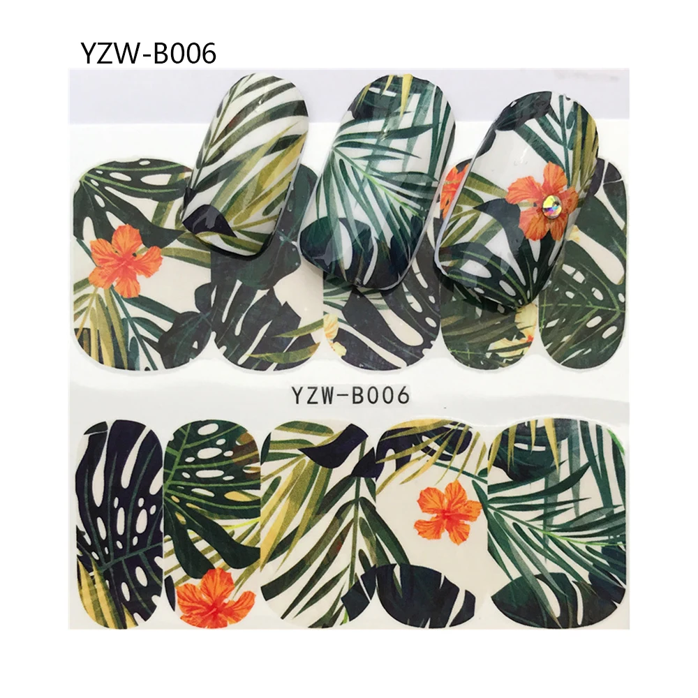 Водные переводные наклейки 1 шт. для ногтей специальные смешанные инструменты