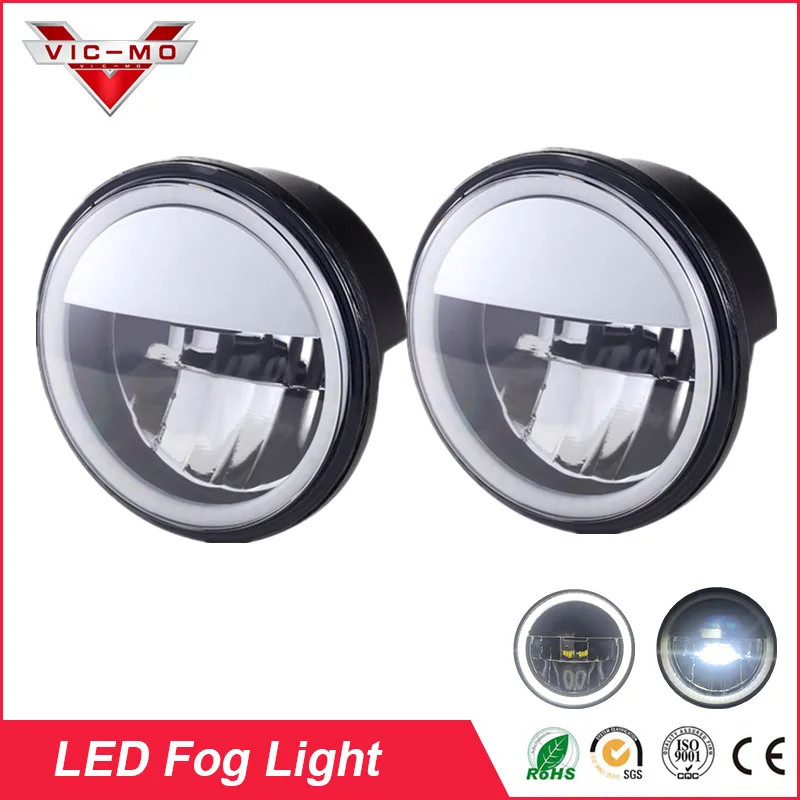 4 1/2 &quotLed прохождения лампы для Harley Road King круглый 5 дюйма мотоцикл светодиодные