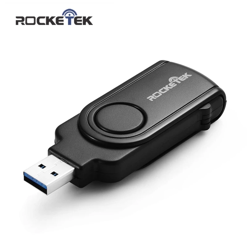 Адаптер для чтения карт памяти Rocketek usb 3 0 SD TF micro ПК компьютера ноутбука