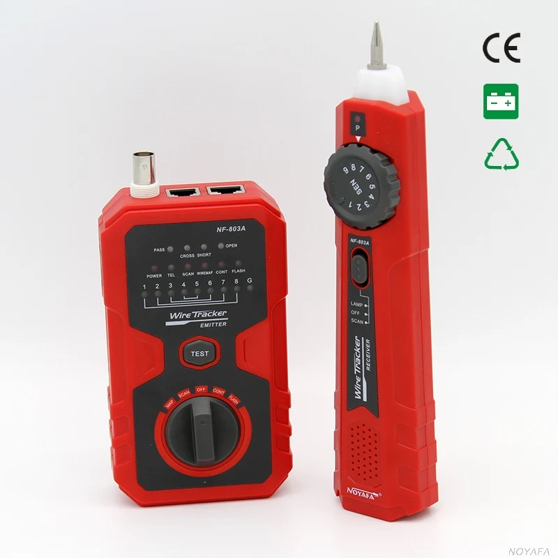 Noyafa NF 803A Сетевой провод трекер rj45 тестер тонер кабельный тестер|Сетевые