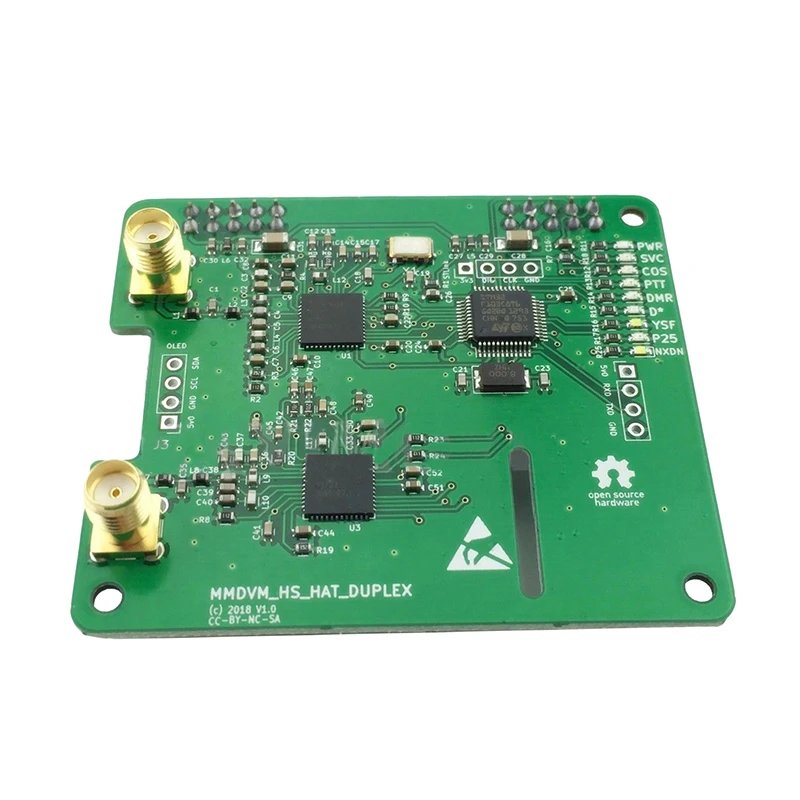 Дуплекс MMDVM Hotspot поддержка P25 DMR YSF для Raspberry Pi с 2 антеннами US Ship|Демонстрационные
