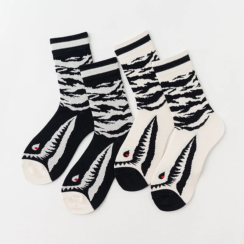 Носки мужские в стиле ретро хлопок полоску для улицы скейтборда спорта