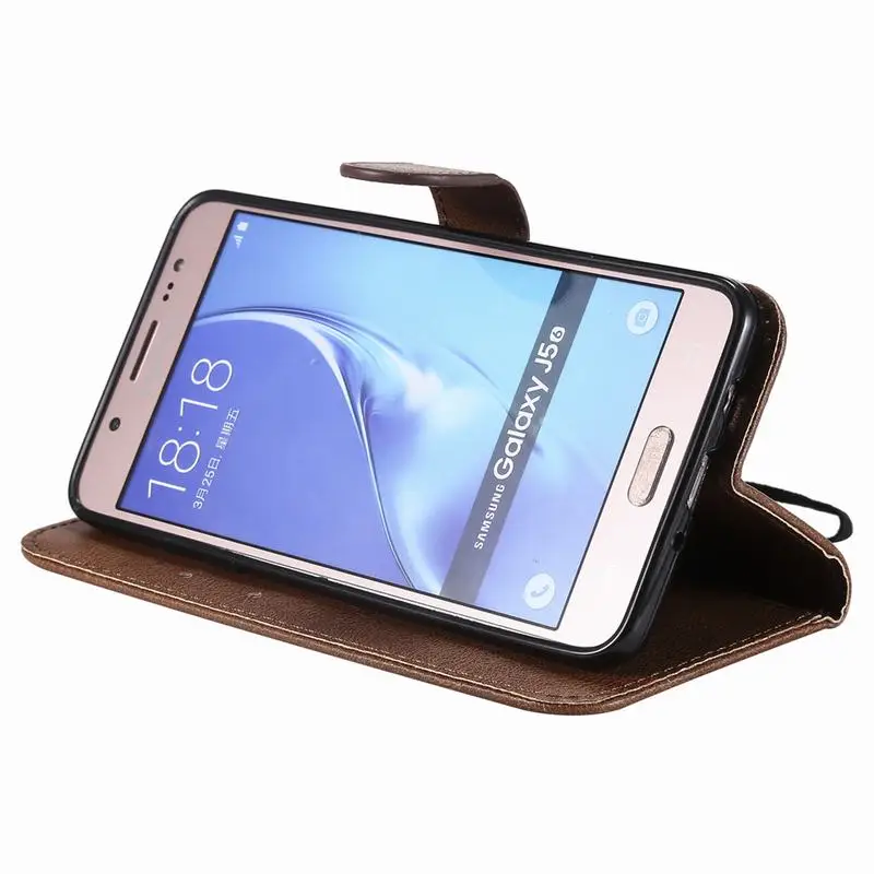 Чехол для Samsung Galaxy J5, чехол для Samsung J5 J510 J510F, кожаный чехол с бумажником и откидной крышкой для Samsung Galaxy J5 J500F, чехол