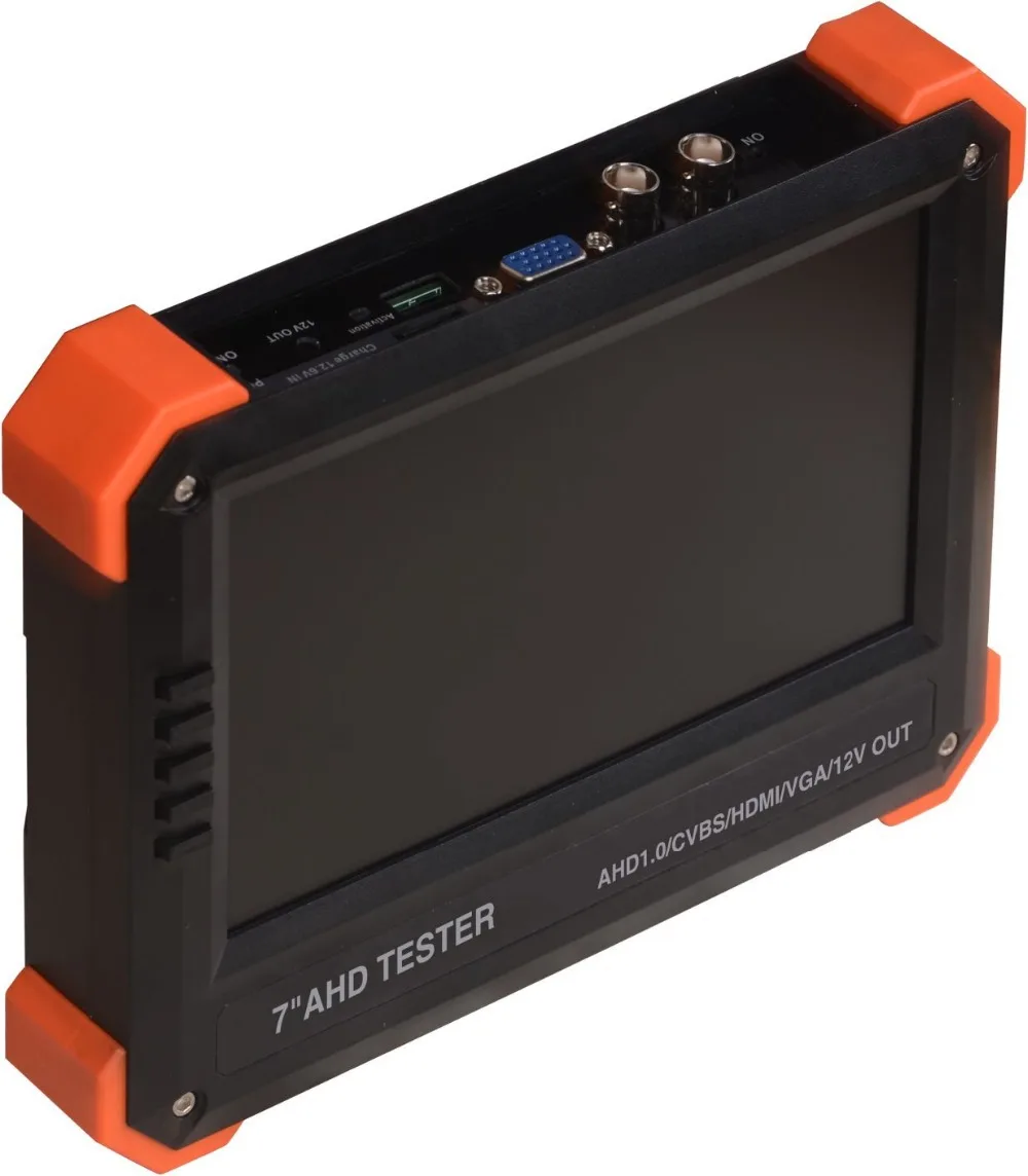 7 дюймовый HD AHD CCTV тестер монитор 1080P аналоговых камер VGA HDMI вход 12V2A выход|analog