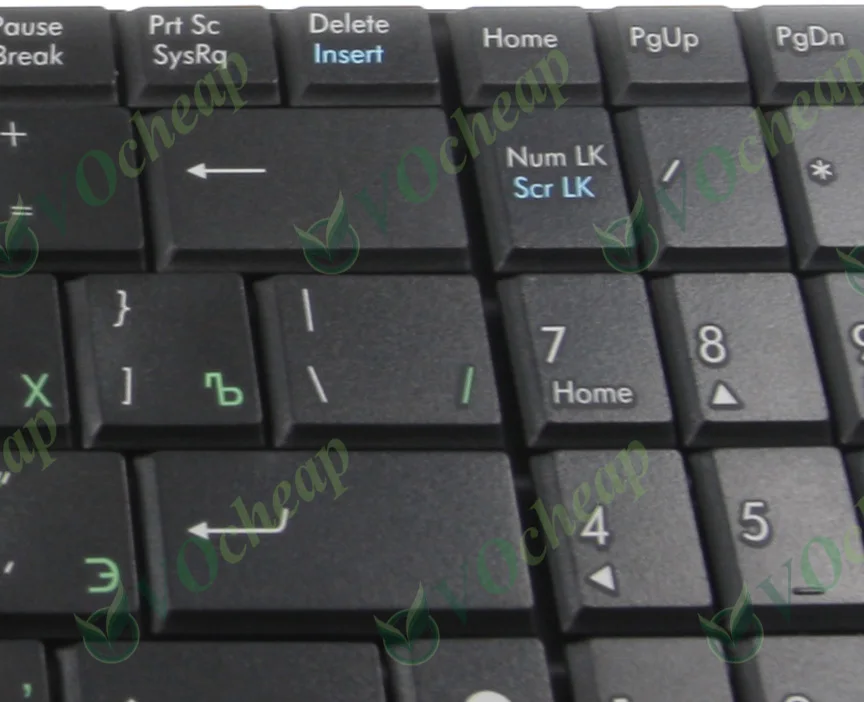 Клавиатура для ноутбука ASUS K50AB K50AD K50AF K50C K50IN K50IJ K61IC K70 K70AB K70AC K70IC K70IJ K70Io F52q X70I черная