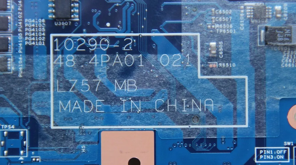 LZ57 MB 10290 2 для Lenovo B570 V570 Материнская плата ноутбука 48.4PA01. 021 HM65 DDR3 полностью