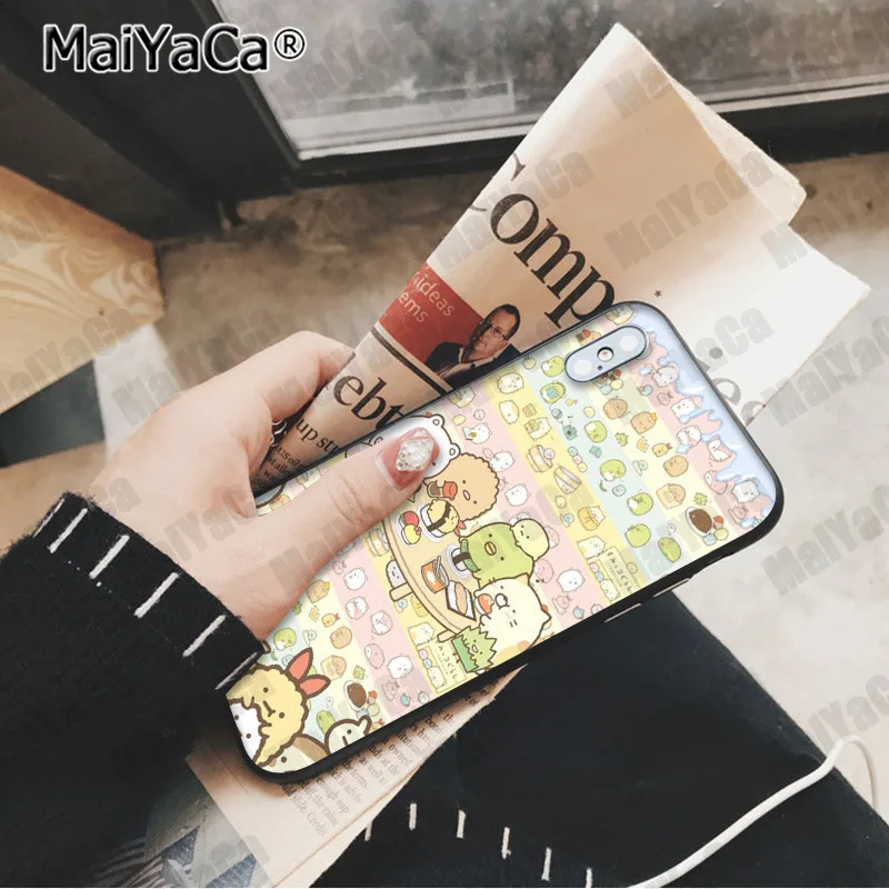 A15 MaiYaCa Kawaii Сумико гураши Coque Shell чехол для телефона iphone 11 pro 5Sx 6 7plus 8 8Plus X XS MAX XR - Цвет: A15