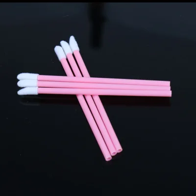 Pink 200 шт./партия 10 цветов мини-кисть для губ одноразовая помада кисточка для губ палочки Аппликатор инструменты для макияжа Кисти - Handle Color: Pink