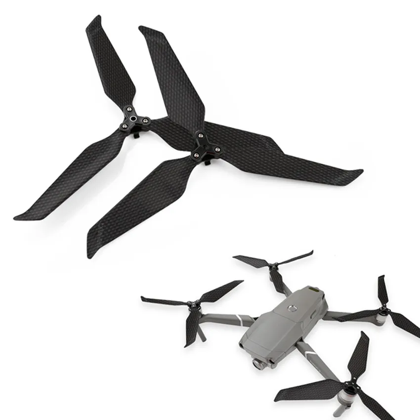 2 пары DJI Mavic Pro Propeller 8743F углеродное волокно пропеллер 3 лезвия 8743 складное лезвие